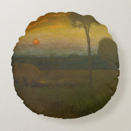 Abend Landscape by George Inness (1889) Rundes Kissen