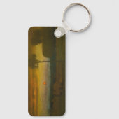 Abend Landscape by George Inness (1889) Schlüsselanhänger (Rückseite)