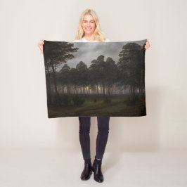 Abend Landscape (von Caspar David Friedrich) Fleecedecke