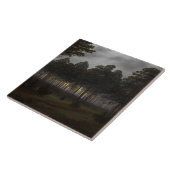 Abend Landscape (von Caspar David Friedrich) Fliese (Seite)