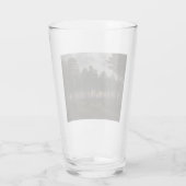 Abend Landscape (von Caspar David Friedrich) Glas (Rückseite)