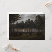 Abend Landscape (von Caspar David Friedrich) Karte (Vorderseite/Rückseite Beispiel)