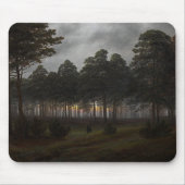 Abend Landscape (von Caspar David Friedrich) Mousepad (Vorne)