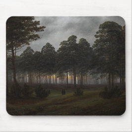 Abend Landscape (von Caspar David Friedrich) Mousepad