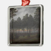 Abend Landscape (von Caspar David Friedrich) Ornament Aus Metall (Links)