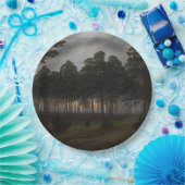 Abend Landscape (von Caspar David Friedrich) Pappteller (Party)