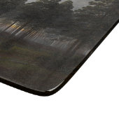Abend Landscape (von Caspar David Friedrich) Schneidebrett (Ecke)
