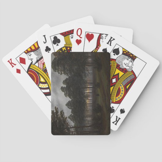 Abend Landscape (von Caspar David Friedrich) Spielkarten (Rückseite)