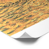 Abend-Landschaft am Monument von Vincent van Gogh Poster (Ecke)