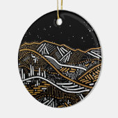 Abend Landschaft Holiday Ornament (Links)