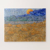 Abend Landschaft mit aufstrebendem Mond von Van Go Puzzle (Horizontal)