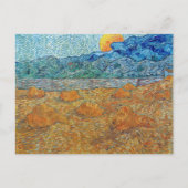 Abend Landschaft Moon Vincent van Gogh Postkarte (Vorderseite)