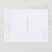 Abend Las Vegas Wedding Speichern Sie das Datum Ankündigungspostkarte (Rückseite)