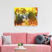 Abend Leinwanddruck (Insitu (Wohnzimmer))