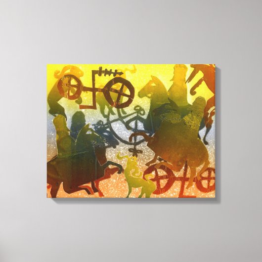 Abend Leinwanddruck (Vorderseite)