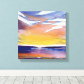 Abend Leinwanddruck (Insitu (Holzboden))