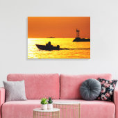 Abend Leinwanddruck (Insitu (Wohnzimmer))