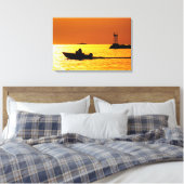 Abend Leinwanddruck (Insitu (Schlafzimmer))