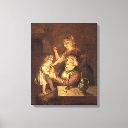 Abend Leinwanddruck (Vorderseite)