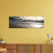 Abend Light Fistral Beach Newquay Cornwall Vereini Leinwanddruck (Insitu (Wohnzimmer))