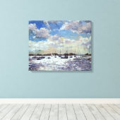 Abend Light Gulf of Morbihan 2002 Leinwanddruck (Insitu (Holzboden))