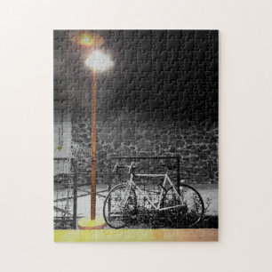 Abend Light on Bicycle Fotograf Puzzle