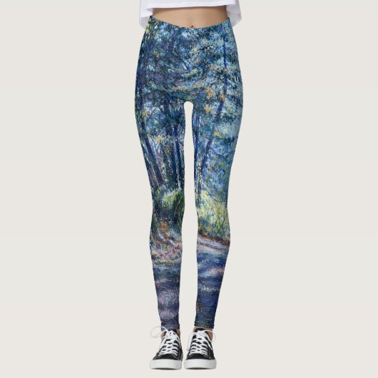 "Abend Light On Trail" Leggings (Vorderseite)