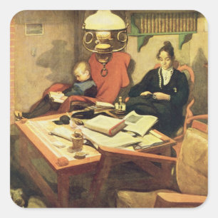 Abend Light, pub. in 'Lasst Licht Hinin'(`Gelassen Quadratischer Aufkleber