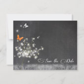 Abend-Lüster Hochzeitssache Datum speichern Save The Date (Vorderseite)