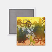 Abend Magnet (Vorderseite/Rückseite)