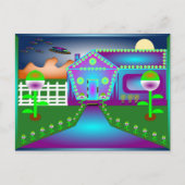 Abend Majik Postcard Postkarte (Vorderseite)