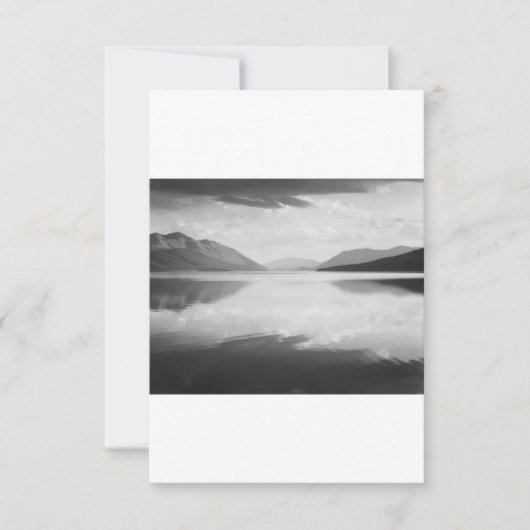 Abend McDonald Lake Glacier Nationalpark 1942 Save The Date (Vorderseite)