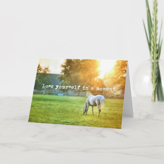 ABEND MIST Grußkarte Dankeskarte (Vorderseite)