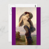 Abend Mood von Bouguereau Postkarte (Vorne/Hinten)