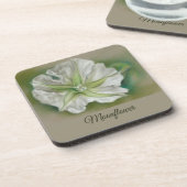 Abend Moonflower Pasta Art Getränkeuntersetzer (Linke Seite)