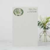 Abend Moonflower Pasta Kunst, Personalisiert Briefpapier (Stehend Vorderseite)