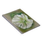 Abend Moonflower Pasta Kunst, Personalisiert Notizblock (Rechte Seite)