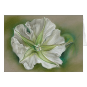 Abend Moonflower Pastell-Kunst