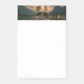 Abend Mountain Lake Foto Post-it Klebezettel (Vorderseite)