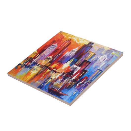 Abend New York Fliese (Seite)