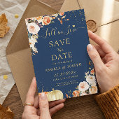 Abend Night Herbst in Liebe Herbstblumenhochzeit Save The Date