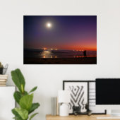 Abend Ocean Kiss Poster (Heimbüro)