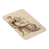 Abend- oder Kugelkleid, Modeplatte von Ack Magnet (Rechte Seite)