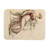 Abend- oder Kugelkleid, Modeplatte von Ack Magnet (Horizontal)