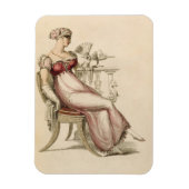 Abend- oder Kugelkleid, Modeplatte von Ack Magnet (Vertikal)