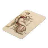 Abend- oder Kugelkleid, Modeplatte von Ack Magnet (Linke Seite)