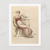 Abend- oder Kugelkleid, Modeplatte von Ack Postkarte (Vorderseite)