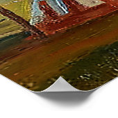 "Abend on Blackfeet Reservation" von Maynard Poster (Ecke)