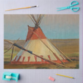 "Abend on Blackfeet Reservation" von Maynard Seidenpapier (Basteln)