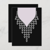 Abend Out Serie 7 Einladungen für die letzte Nacht (Vorne/Hinten)